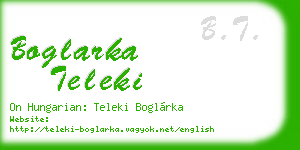 boglarka teleki business card