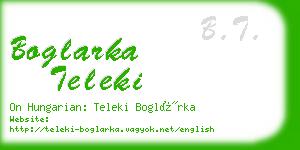 boglarka teleki business card
